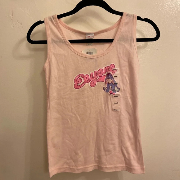 Vintage Disney Store Eeyore Tank Top Pink Size Small - Picture 1 of 5
